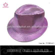 Purple Sequin Fedora Hat F1194-d